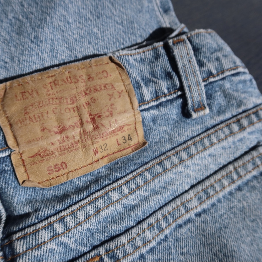 Levi's 550 vintage denim 32 34